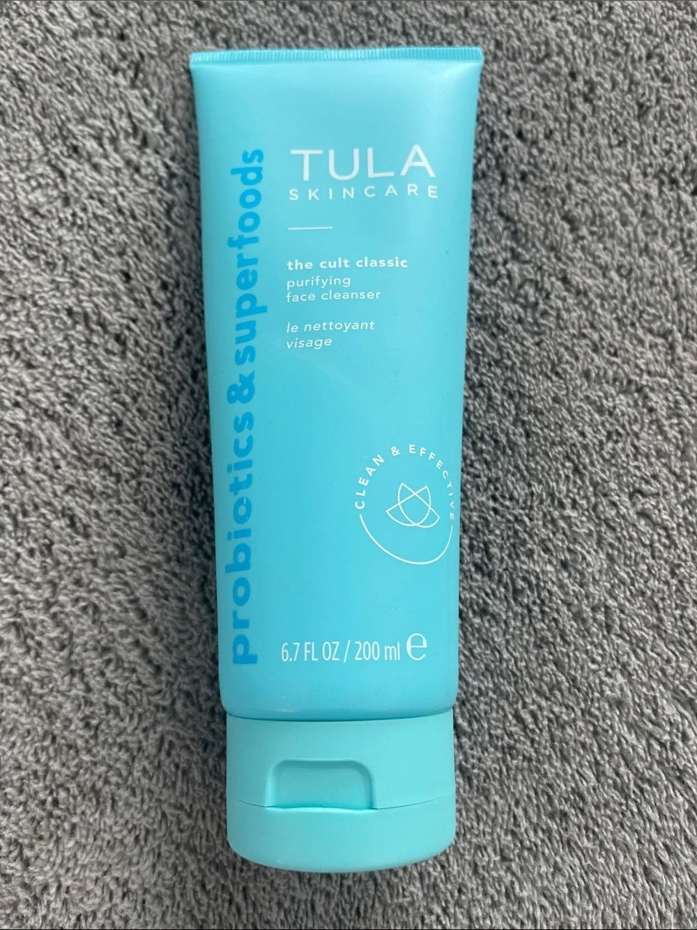 Tula Skincare Purifying Face Cleanser - Aqua Blue Tube